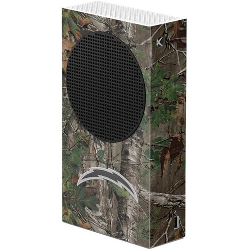 NFL Los Angeles Chargers Realtree Xtra Green Camo Xbox Series S Console Skin